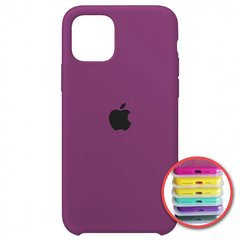 Silicone Case Full for iPhone 11 Pro Max (45) purple, Фиолетовый