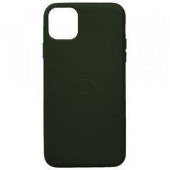 Накладка Leather Case Full for iPhone 11 Pro Max green