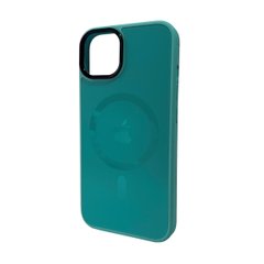 Чехол AG Glass Sapphire MagSafe Logo для Apple iPhone 12/12 Pro Green