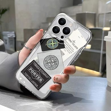 Чохол для iPhone 11 Stone Island Porter Прозорий