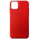 Силикон Auto Focus кожа iPhone 11 Pro Max red, Червоний