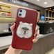 Чехол с вышивкой "Кот" Santa Barbara Polo Savanna для iPhone 13 Pro из кожи