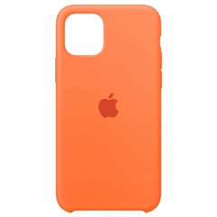 Silicone case for iPhone 11 Pro Max (56) papaya, Оранжевый