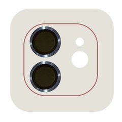 Захисне скло Metal Classic на камеру (в упак.) iPhone 12 / 12 mini / 11 Синій / Blue