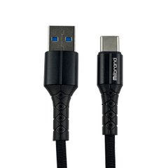 Кабель Mibrand MI-12 High Current Charging Line USB for Type-C 5A 1m Black (MIDC/12TB)