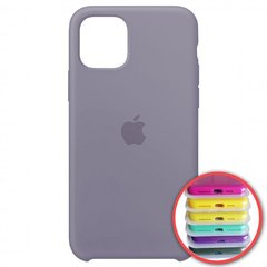 Silicone Case Full for iPhone 11 Pro Max (46) lavander gray, серый