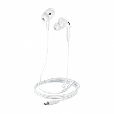 Навушники BOROFONE BM30 Pro Original series earphones for Type-C White (BM30PCW)