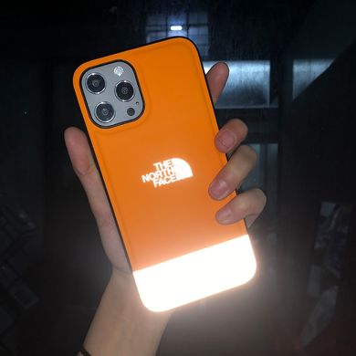 Светоотражающий чехол The North Face для iPhone 11 Оранжевый