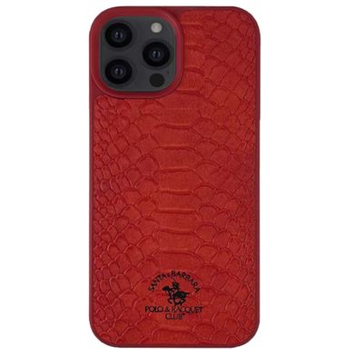 Красный кожаный чехол Santa Barbara Polo Knight для iPhone 11 Pro Max