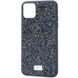 Черный чехол Bling Rock Diamond Case для iPhone 15 Pro Black-Silver