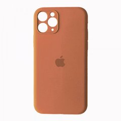 Silicone Case Full Camera for iPhone 11 Pro Max grapefruit, Рожевий