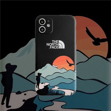 Чехол The North Face "Закат" для iPhone XS Max черного цвета
