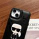 Чехол для iPhone XR Karl Lagerfeld с защитой камеры Черный