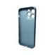 Чехол AG Glass Gradient LV Frame для Apple iPhone 12 Pro Sierra Blue