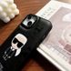 Чехол для iPhone XR Karl Lagerfeld с защитой камеры Черный