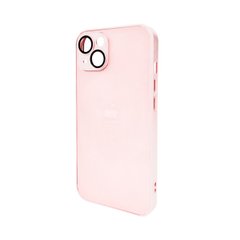 Чехол AG Glass Matt Frame Color Logo для Apple iPhone 12 Chanel Pink
