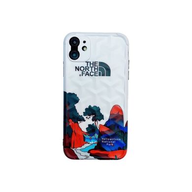 Белый чехол The North Face "Йеллоустоун" для iPhone 12 Pro Max