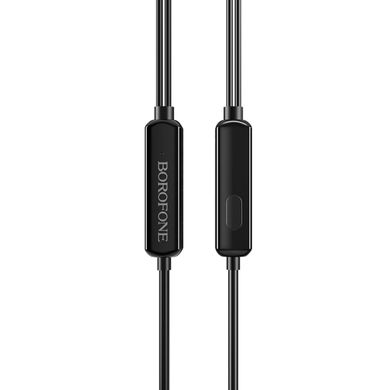 Навушники BOROFONE BM40 Sage universal earphones with mic Black (BM40B)