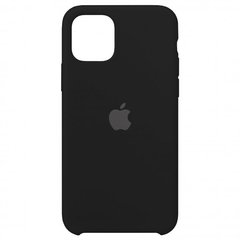 Silicone case for iPhone 11 Pro Max (18) black, Черный