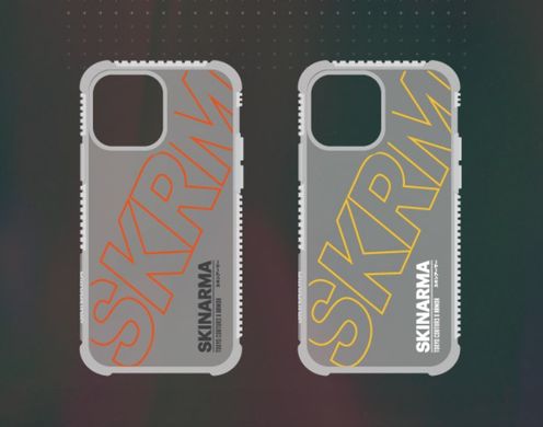 Прозрачный чехол Skinarma Uemuki для iPhone 13 (6.1) Orange