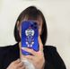 Чехол для iPhone 13 Pro 3D Kaws Opera Mask Синий