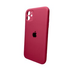 Чехол Silicone Full Case AA Camera Protect для Apple iPhone 11 кругл 35,Maroon
