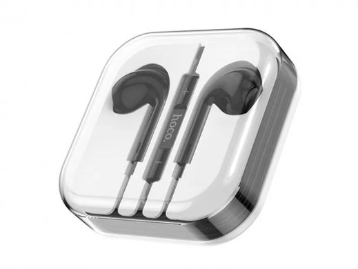 Навушники HOCO M1 Max crystal earphones with mic Black (6931474754660)