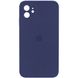 Чохол Silicone Full Case AA Camera Protect для Apple iPhone 12 7,Dark Blue