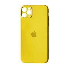 Silicone Case Full Camera for iPhone 11 Pro Max yellow, Жовтий