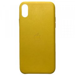 Накладка Leather Case for iPhone XR yellow, Жовтий