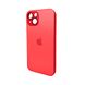 Чохол AG Glass Matt Frame Color Logo для Apple iPhone 15 Coke Red