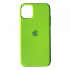 Silicone Case Full for iPhone 11 Pro Max (31) lime green, Зелений