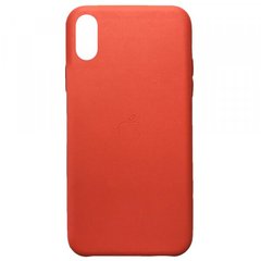 Накладка Leather Case for iPhone XR orange, Оранжевый