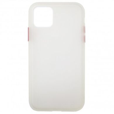 Накладка MERCURY PEACH GARDEN BUMPER for iPhone 11 Pro Max white/red