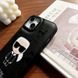 Чехол для iPhone 14 Plus Karl Lagerfeld с защитой камеры Черный