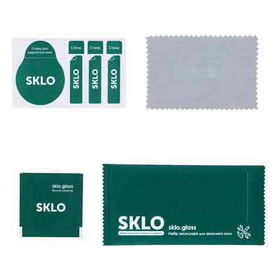 Захисне скло SKLO 5D (full glue) для iPhone 12 Pro / 12 (6.1") (Чорний)