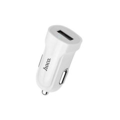 Автомобільний зарядний пристрій HOCO Z2 single-port car charger White (6957531039020)