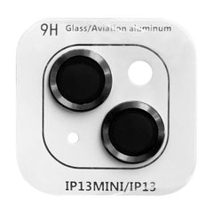 Захисне скло Metal Classic на камеру (в упак.) iPhone 13 mini / 13 Чорний / Midnight