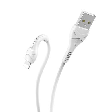 Кабель HOCO X37 USB to iP 2.4A, 1m, PVC, PVC connectors, White (6931474710499)