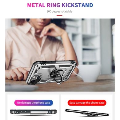 Чехол Cosmic Robot Ring для Apple iPhone 13 Silver
