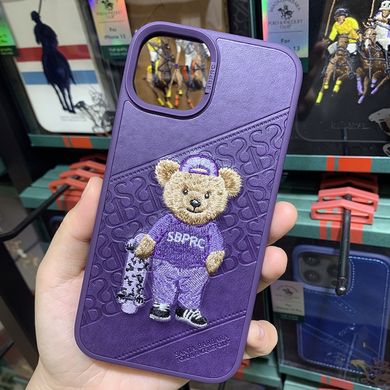 Чехол для iPhone 14 Plus Santa Barbara Polo Bear Crete Фиолетовый