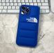 Пуферный чехол-пуховик для iPhone 11 The North Face Синий