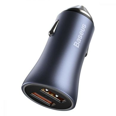 АЗУ Baseus Golden Contactor Pro Dual Quick Charger Car Charger U+U 40W (CCJD-A0G)