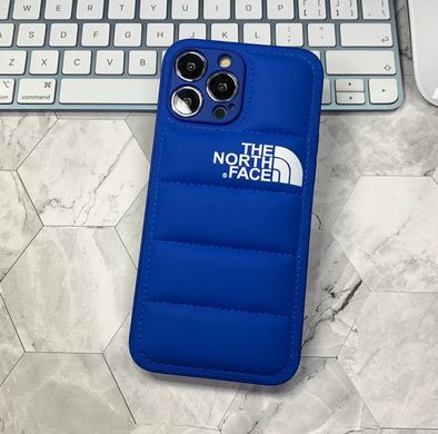 Пуферний чохол-пуховик для iPhone X/XS The North Face Синій