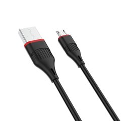 Кабель BOROFONE BX17 Enjoy charging data sync cable for Micro-USB 1m 2A Black (BX17MB)