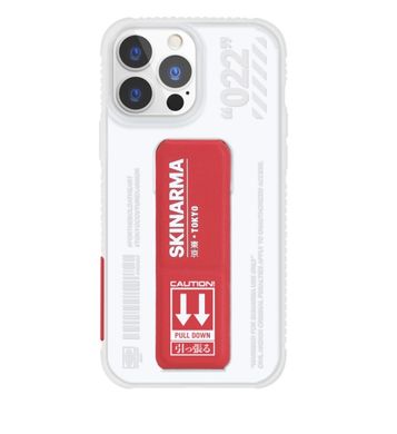 Красно-прозрачный чехол Skinarma Taihi Sora для iPhone 13 Pro Max (6.7) Red