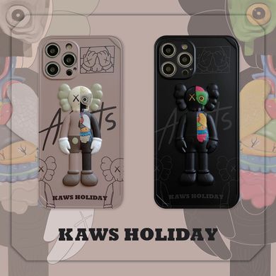 Чохол для iPhone 12 Kaws Holiday Dissected Companion Чорний
