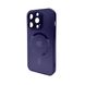 Чохол AG Glass Matt Frame Color MagSafe Logo для Apple iPhone 14 Pro Deep Purple