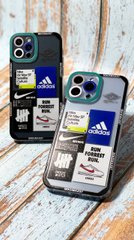 Чехол для iPhone 12 Mini Nike Air Jordan с защитой камеры Прозрачно-черный