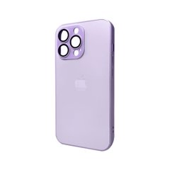 Чохол AG Glass Matt Frame Color Logo для Apple iPhone 12 Pro Light Purple